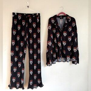 Dressed in Lala Plisse Tiger Set sz L